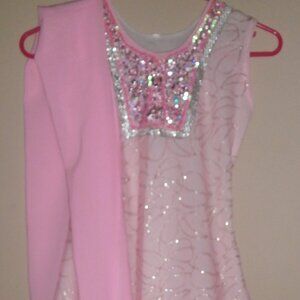 ***GIRLS PINK SALWAR KAMEEZ SIZE 8-12 ***
